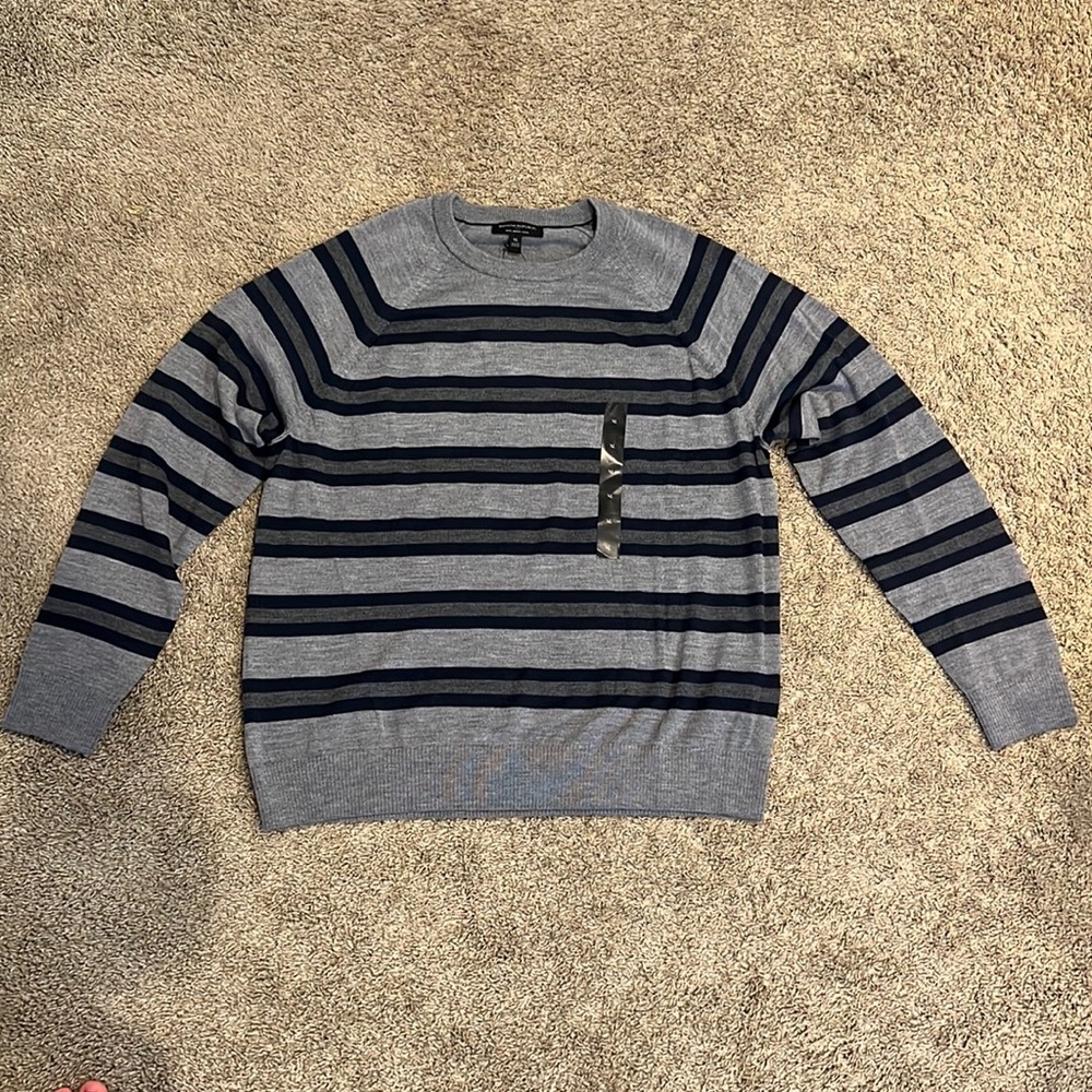 Mens XL Merino Wool Sweater NWT